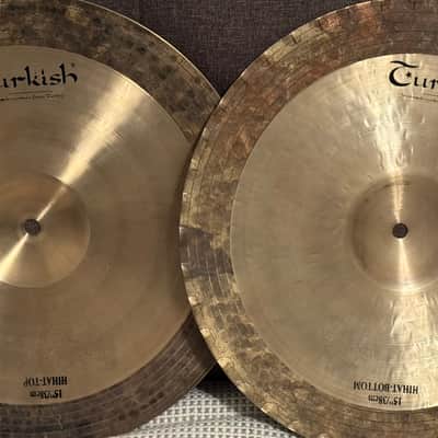 Turkish Cymbals 15” Waveform Hi hats - Traditional Raw Edge image 3