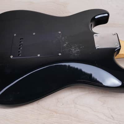 Fender Boxer Series ST-456 Stratocaster MIJ 1984 Black Japan Vintage w/ Bag image 12