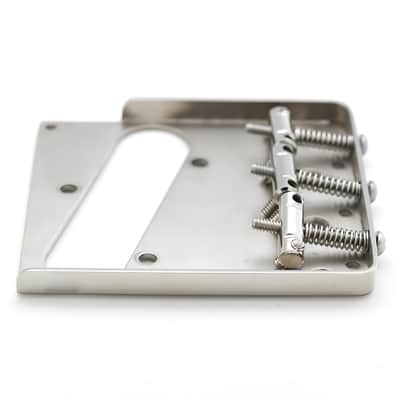 Callaham Telecaster Bridge w/ Rutters SS Broadcaster Saddles image 4