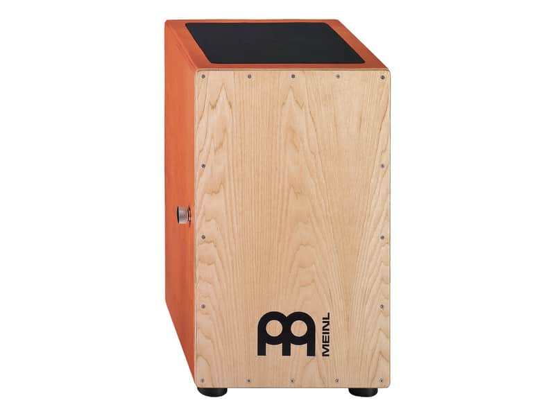 Meinl CAJ1SNT-M Siam Oak Snare Cajon w/ White Ash Frontplate image 1