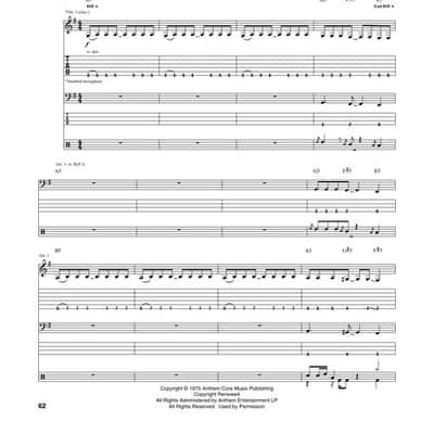 Hal Leonard Rush - The Complete Scores Deluxe Hardcover Book with Protective Slip Case 2022 image 12