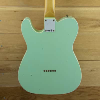 Fender Custom Shop 60 Tele Custom Journeyman Relic Super Faded Aged Surf Green R141289 image 4