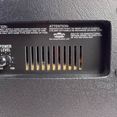 Vox Valvetronix VT15 2008 - 2010 - Black image 8