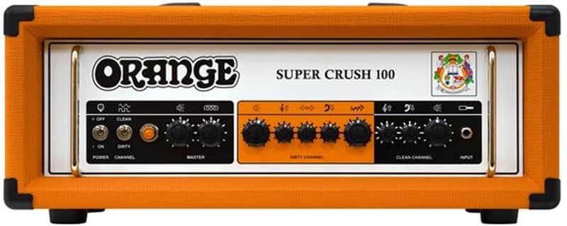 Orange Super Crush Solid State Guitar Amp Head 100 Watts Orange image 1