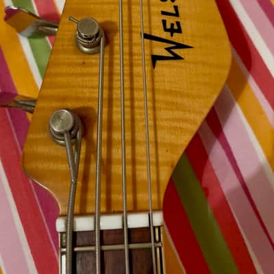 extremely rare Welson electric bass vintage1960s - White - made in Italy image 9