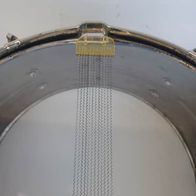 Gretsch Broadkaster 6.5x14"Snare Drum Vintage 30s Nickel over Brass NOB Shell US image 10