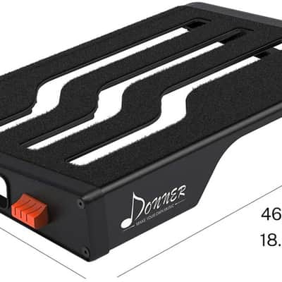 Donner DB-S300 Guitar Effects Pedalboard w/Backpack Carrying Case image 4