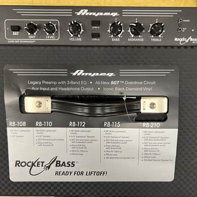 Ampeg RB-115 Rocket Bass 200-Watt 1x15" Bass Combo - Blue Check image 2