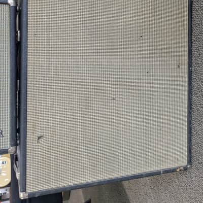 Vintage 1970s Fender Bassman 50 Silverface Head & 2x15" Cabinet Rig image 7