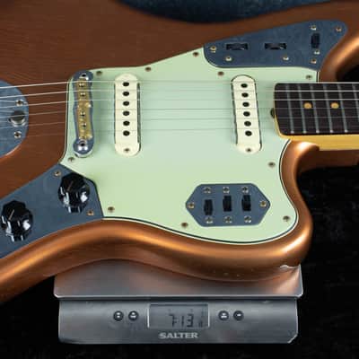 Fender Custom Shop 64 Jaguar Journeyman Relic Burnt Copper CZ587571 imagen 6