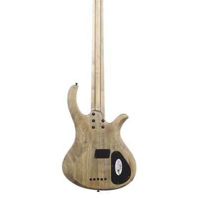 Schecter Riot 5 Left-Handed 5-String Bass Guitar Satin Aurora Burst image 5