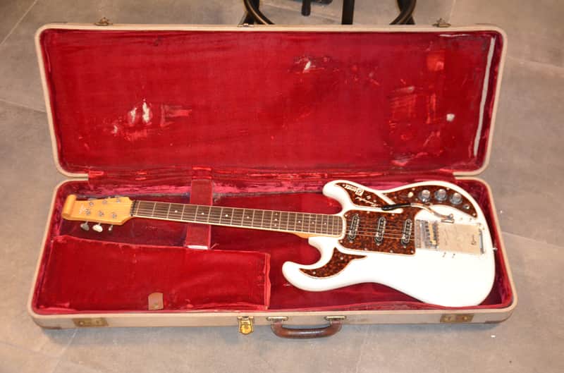 real vintage Burns Hank Marvin guitar deluxe hard case * very rare / very hard to find * made in the UK 1964/65 for Burns Guitars image 1
