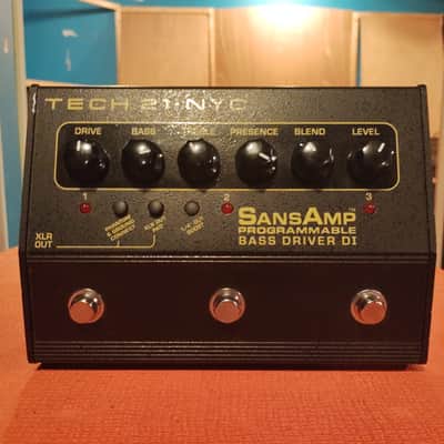 Tech 21 Sansamp Programmable Bass Driver | Reverb
