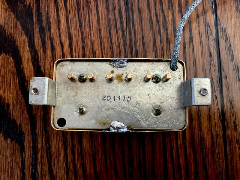 VINTAGE 1982 GRECO PAF RELIC HUMBUCKER - GOLD COVER - MAXON MADE - MIJ  - REAL LIFE RELIC image 1
