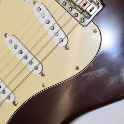2003 Fender Highway One Stratocaster Electric Guitar, Rosewood Fingerboard, Crimson Red Transparent w/ Case imagen 10