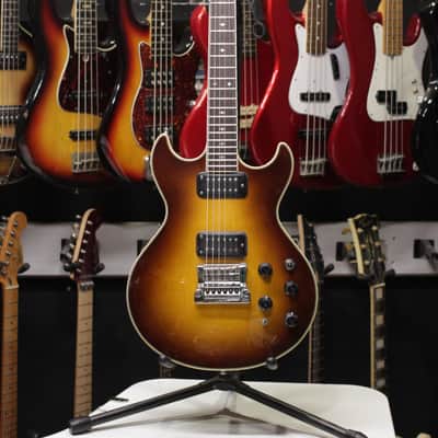 Fender Flame Elite with Kahler Tremolo 1985/1986; Autumn Burst; w/ case image 2