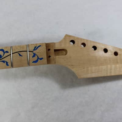 Blue Vine Neck- Fits Ibanez (tm) AANJ Heel RG550 560 570 Jem J1525 image 2