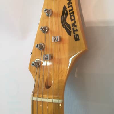 Stadium Stratocaster Electric Guitar-NEW-Black-Quality Hardware-w/Shop Setup image 3
