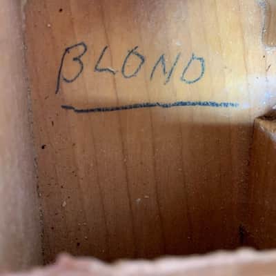 1968 Acoustic Prototype "Show" Blonde Black Widow w/OHSC Hendrix & Zappa image 19