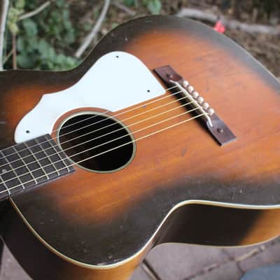 Vintage 1965 Silvertone 600 Series Grand Concert Acoustic Guitar by Harmony USA! image 4