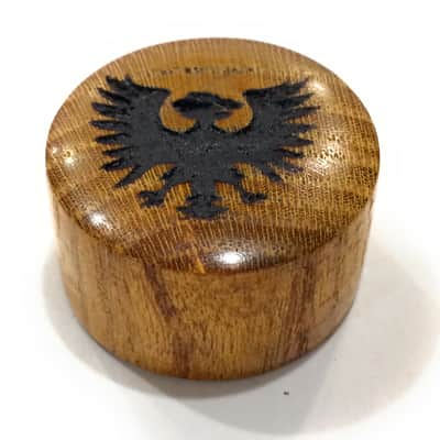 Custom Wooden Footswitch Topper for Guitar Pedals-Custom Logo Setup image 1