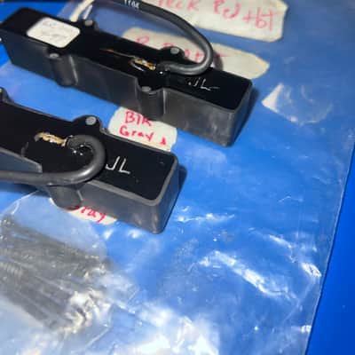 Lane Poor ‘Red Hot’ 5 string Jazz Bass pickups  1997 - Black Rare image 4