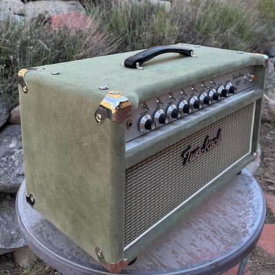 Two Rock TS1 6L6 50-Watt Moss Green Suede image 4