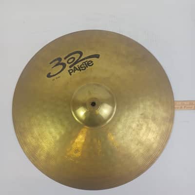 Paiste 302 Plus 20" Ride Cymbal 1958g Thin Vintage 90s Fully Lathed Brass German image 10