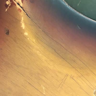 Vintage Fender Mustang Body Partially Loaded 1971 - Sunburst image 10
