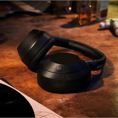 Sony ULT WEAR Wireless Noise Canceling Closed Back Over-Ear Headphones, Black image 6