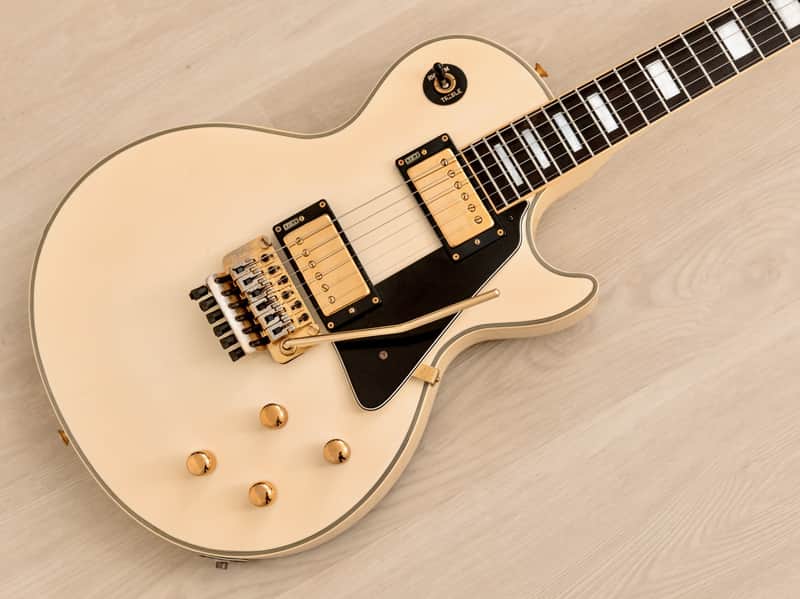1989 Burny LC-100YS Yasu Signature Vintage Guitar Snow White w/ Tremolo & Case, Japan Fernandes image 1