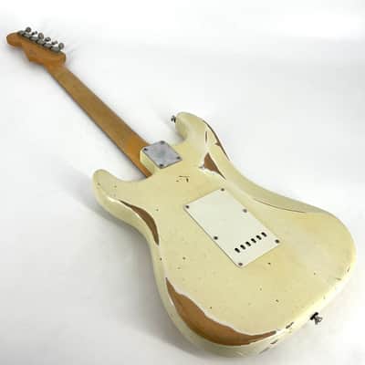 2009 Fender Road Worn 60’s Stratocaster – Olympic White image 3