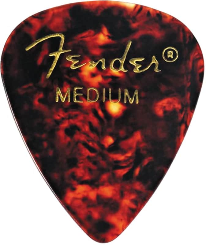 Fender 351 Premium Celluloid Guitar Picks Tortoise- Medium 144-Pack (1 Gross) image 1