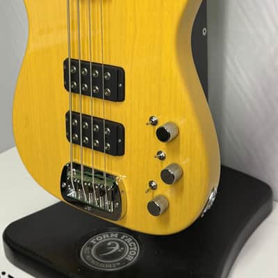 G&L ASAT Bass Butterscotch Blonde with Dual MFD bass humbuckers image 3