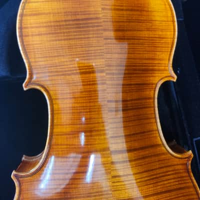 Vintage 1994 Franz Sandner Step-Up Violin, Made in Germany, with Case and Bow image 16