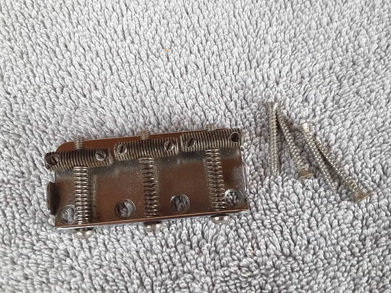 1958 - 64 Fender Musicmaster Duo Sonic guitar bridge image 1