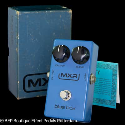 Vintage MXR Blue Box Block Logo 1977 s/n 3-008 612 as used by Jimmy Page, Rowland S Howard - Birthday Party image 1