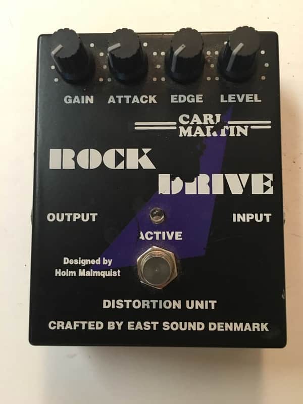 Carl Martin Rock Drive Analog Distortion Unit Overdrive Guitar Effect Pedal image 1