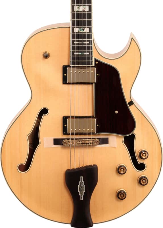 Ibanez LGB30 George Benson Signature Hollowbody Electric Guitar, Ebony Fingerboard, Natural image 1