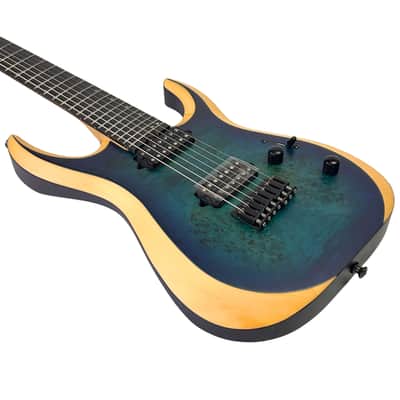 Jackson Pro Plus Series DK Modern MDK7P HT, Ebony Fingerboard, Chlorine Burst image 7
