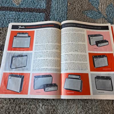 Vintage 1965-1966 Fender Fine Electric Instrument Full-Line Catalog! Rare, Original Case Candy, Paperwork! image 4