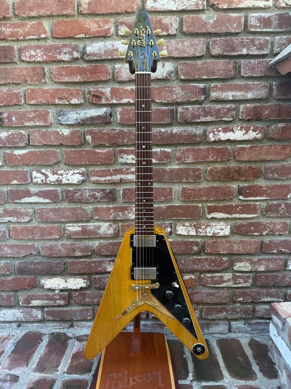 Gibson Flying V Heritage Korina Reissue 1981-1983 - Natural