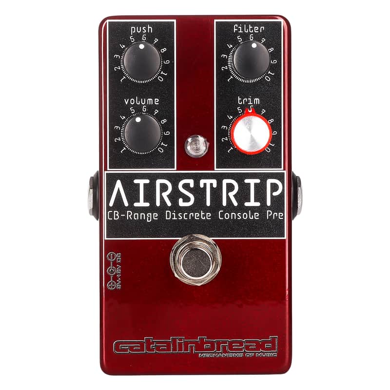 Catalinbread Airstrip Console Pre Preamp Pedal - Red image 1