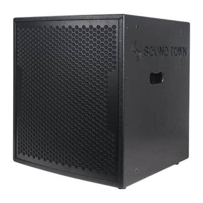 CARPO-18SPW | 2000W 18" Powered DJ/PA Pro Audio Subwoofer with 2 Speaker Outputs, 4" Voice Coil, Black image 3