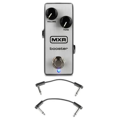 MXR M293 Booster Mini Boost Pedal with 3 Patch Cables image 2