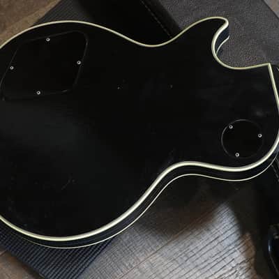1976 Gibson Les Paul Custom Double Cream Electric Guitar Black Ebony + OHSC image 12