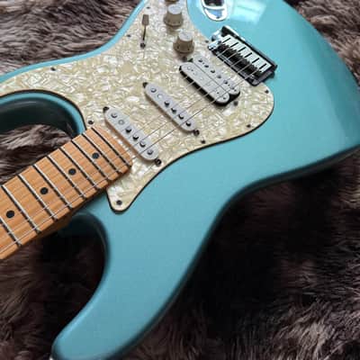 1997 Fender US Lone Star Stratocaster - Teal Green Metallic image 24