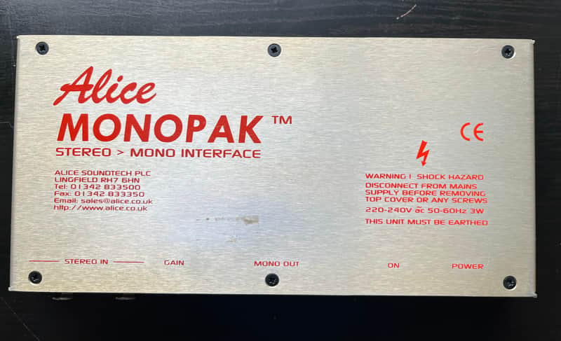 Alice MonoPAK Stereo to mono interface image 1