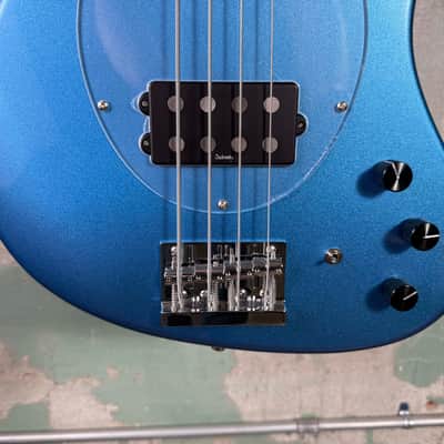 Sadowsky MetroExpress 21-Fret Vintage M Bass Roasted Maple Fingerboard 4-String - Solid Ocean Blue Metallic High Polish image 3