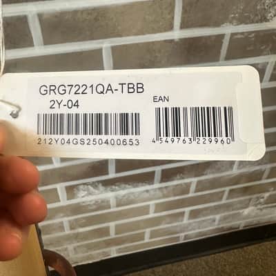 Ibanez GRG7221QA-TBB Gio with Purpleheart Fretboard 2024-25 - Transparent Blue Burst image 6